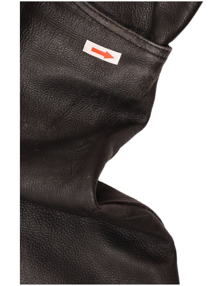 Heros By Held Mens Leather Trousers W32 L30 Black Leather