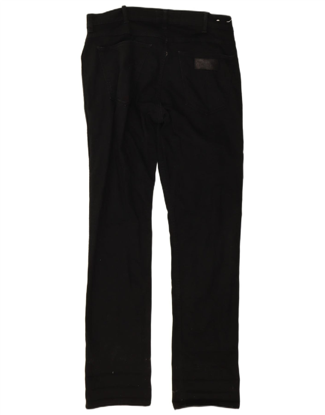 Wrangler Mens Slim Jeans W32 L34 Black Cotton