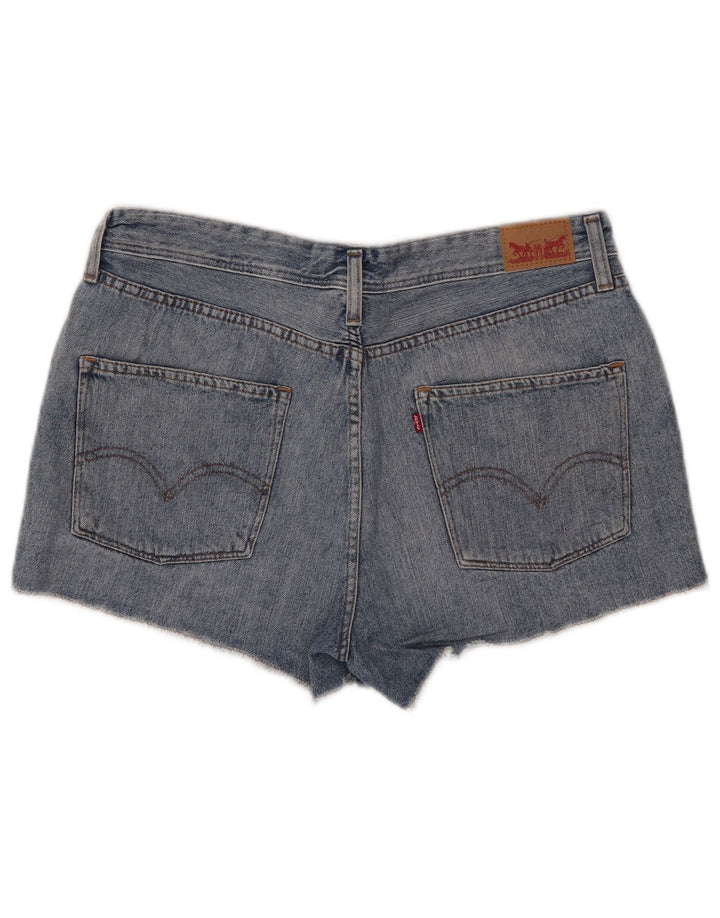 Levi's Womens Denim Shorts W32 Large Blue Cotton