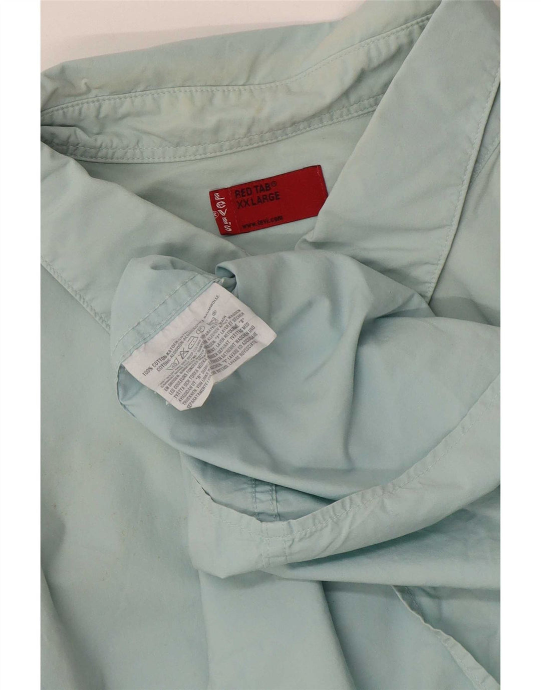 Levi's Mens Shirt 2XL Blue Cotton
