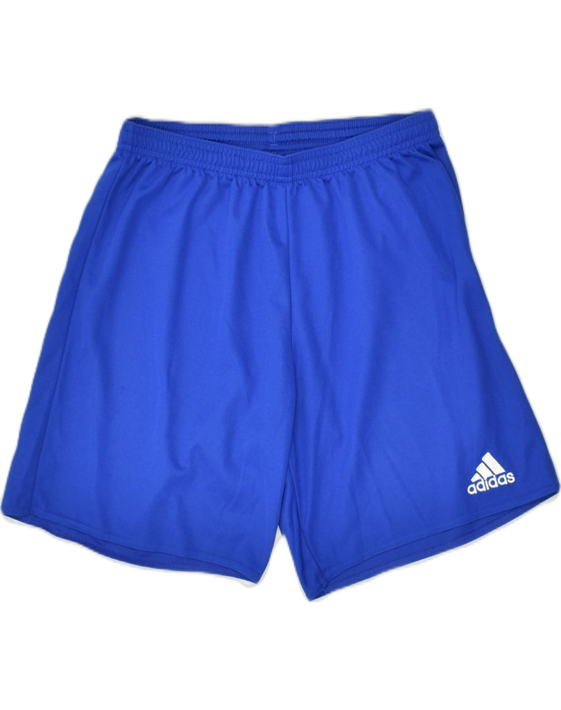 ADIDAS Boys Sport Shorts 11-12 Years Medium  Blue Polyester | Vintage Adidas | Thrift | Second-Hand Adidas | Used Clothing | Messina Hembry 