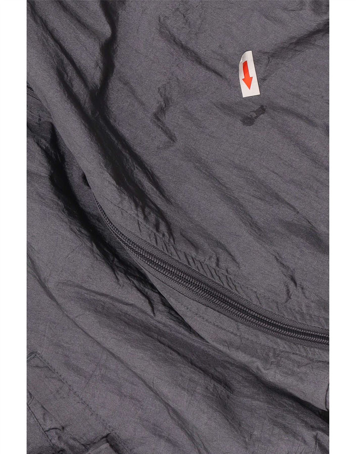 C&A Mens Tracksuit Top Jacket IT 52/54 Large Grey Colourblock Polyamide