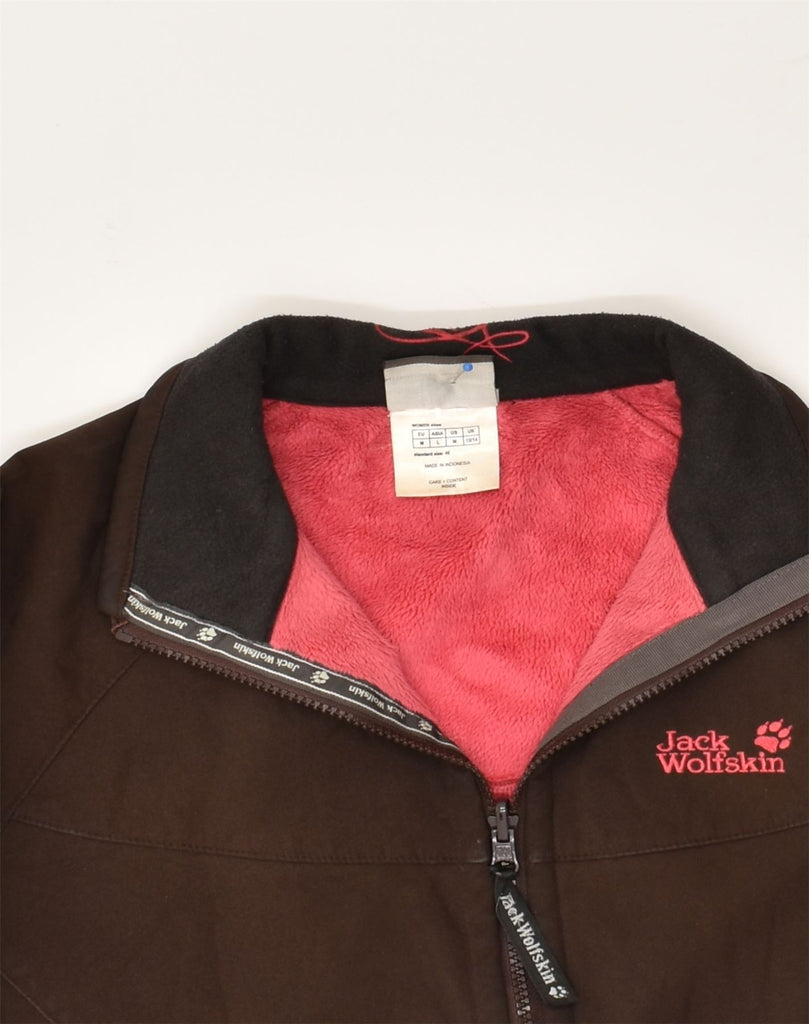 JACK WOLFSKIN Womens Outdoor Windbreaker Jacket UK 14 Medium  Brown | Vintage Jack Wolfskin | Thrift | Second-Hand Jack Wolfskin | Used Clothing | Messina Hembry 