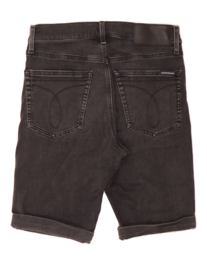 CALVIN KLEIN Womens Denim Shorts W29 Medium Black Cotton Vintage Calvin Klein and Second-Hand Calvin Klein from Messina Hembry 