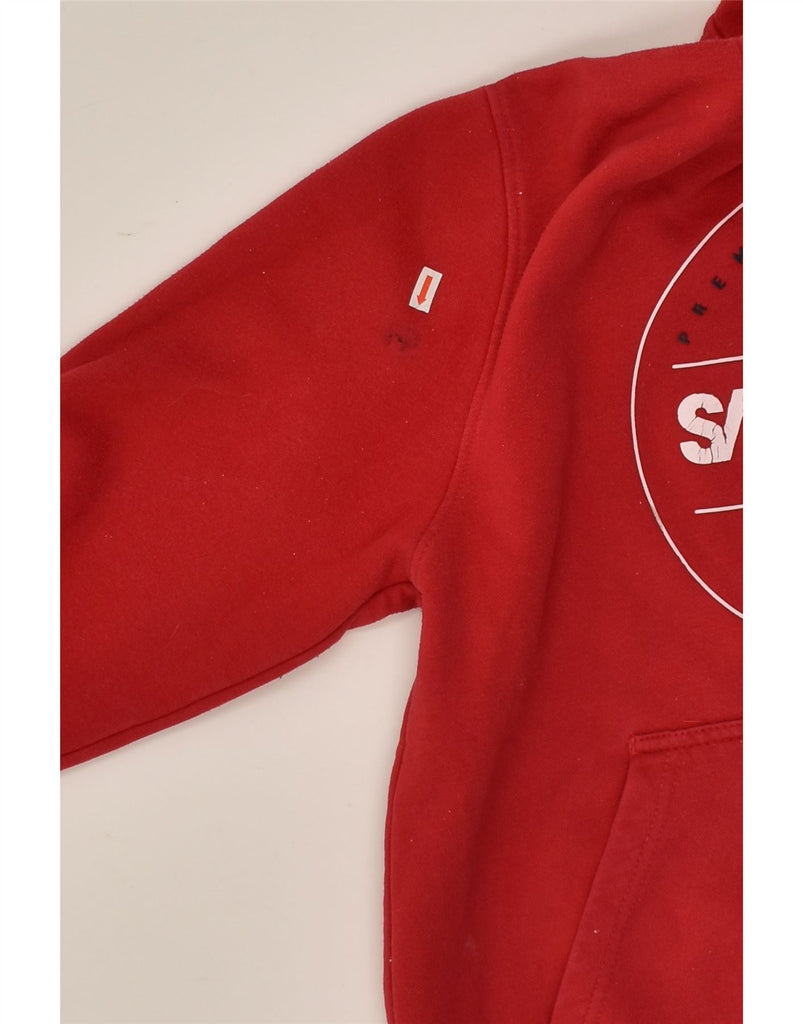 SALTROCK Mens Graphic Hoodie Jumper Small Red Cotton | Vintage Saltrock | Thrift | Second-Hand Saltrock | Used Clothing | Messina Hembry 