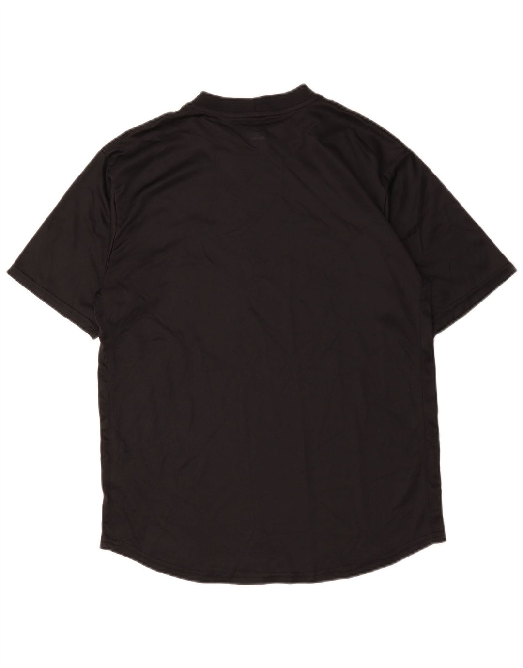 Nike Mens Dri Fit T-Shirt Top Medium Black Polyester