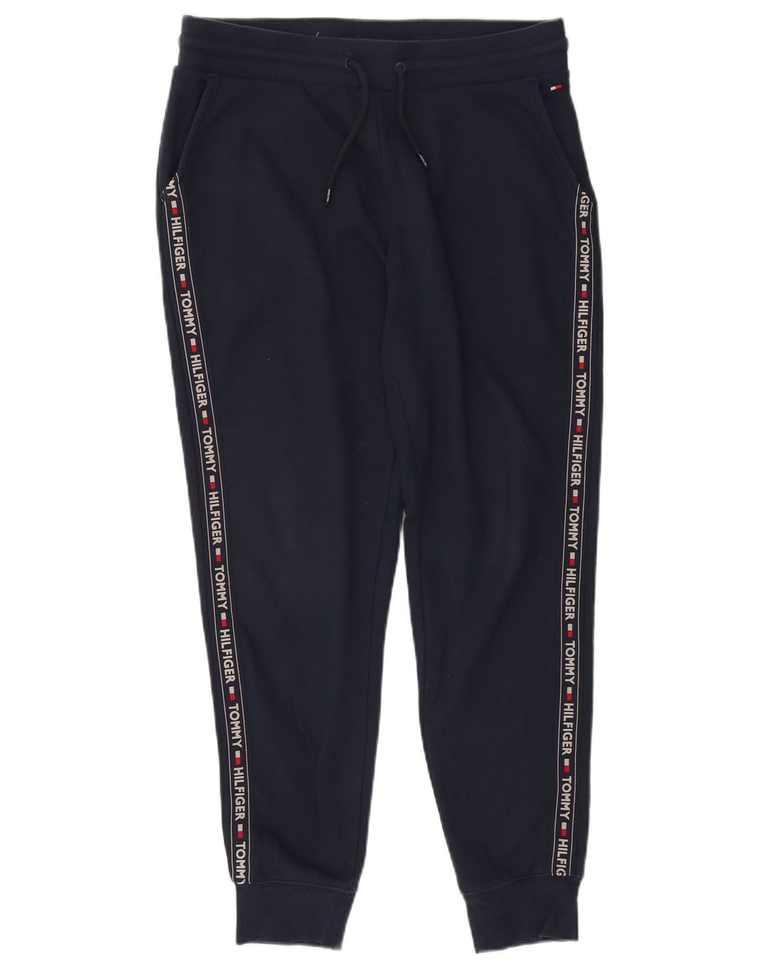 Tommy Hilfiger Mens Graphic Tracksuit Trousers Joggers Large Navy Blue