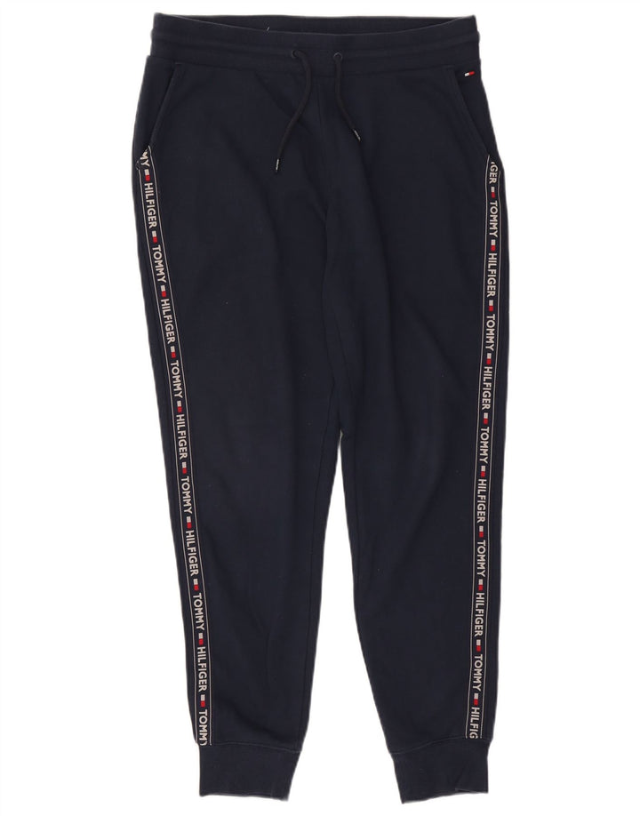 Tommy Hilfiger Mens Graphic Tracksuit Trousers Joggers Large Navy Blue