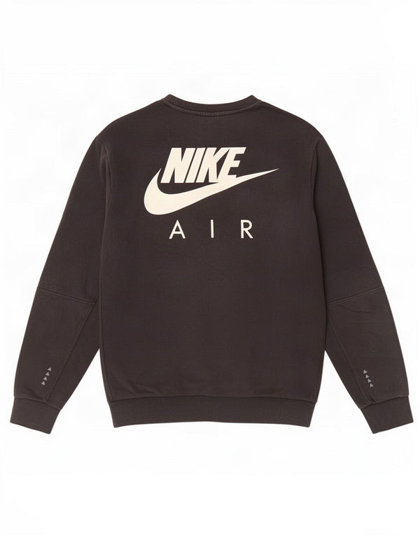 Nike Mens Graphic Sweatshirt Jumper Small Black Cotton