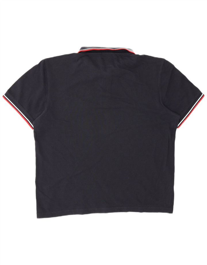 Fred Perry Mens Polo Shirt 2XL Navy Blue Cotton