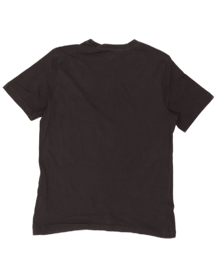Nike Mens Graphic T-Shirt Top Medium Black Cotton