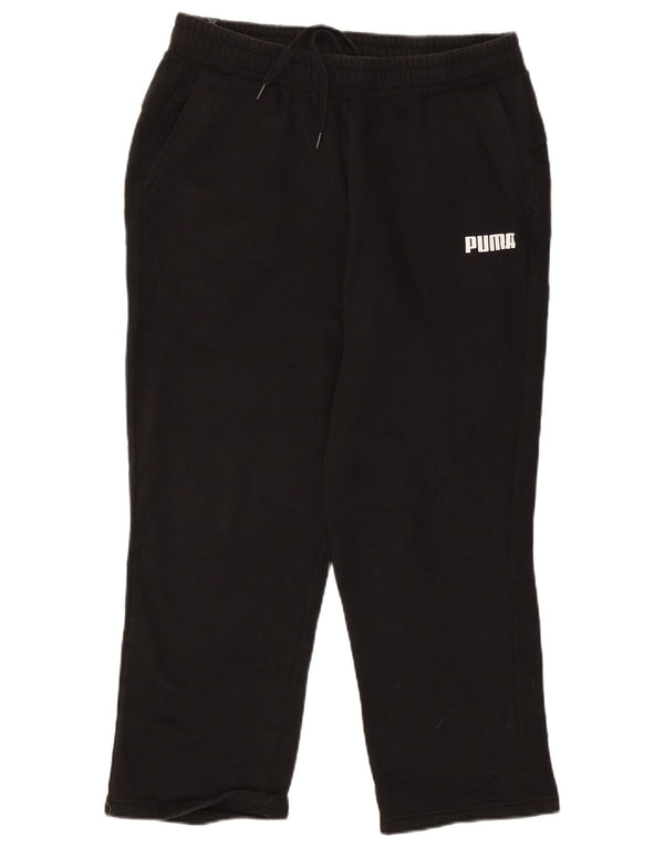 PUMA Mens Tracksuit Trousers XL  Black Cotton