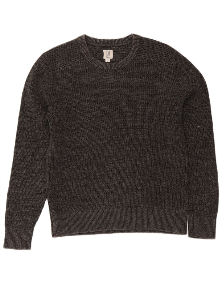 Gap Mens Crew Neck Jumper Sweater XS Grey Cotton