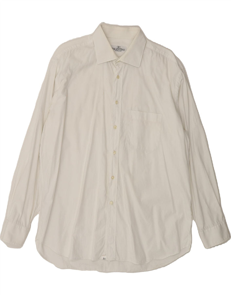 VALENTINO Mens Shirt Size 43 17 XL White Vintage Valentino and Second-Hand Valentino from Messina Hembry 