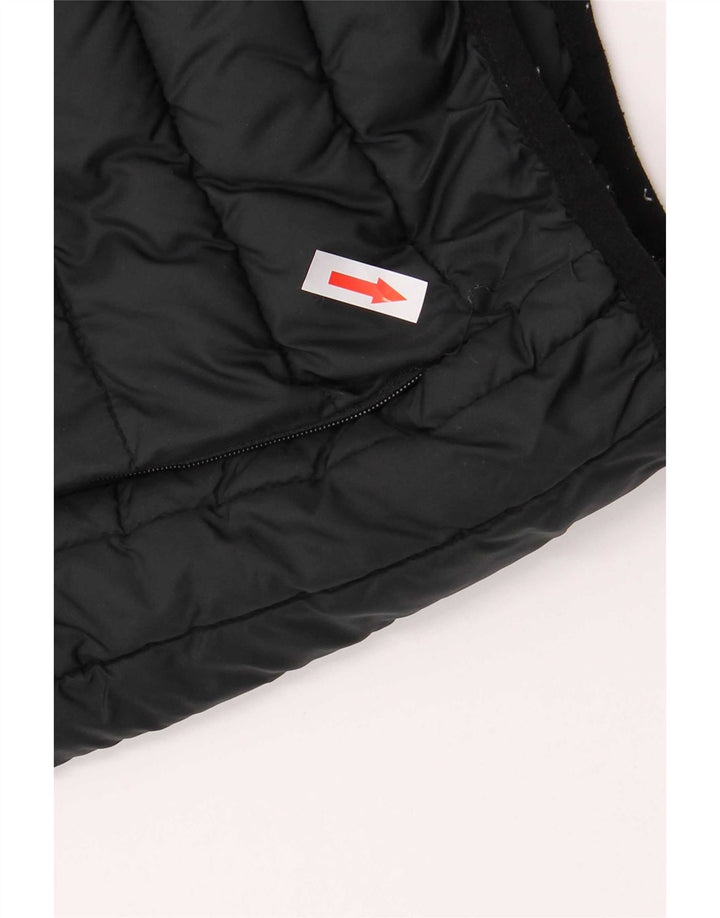 Ellesse Womens Hooded Padded Jacket UK 24 4XL Black Polyester