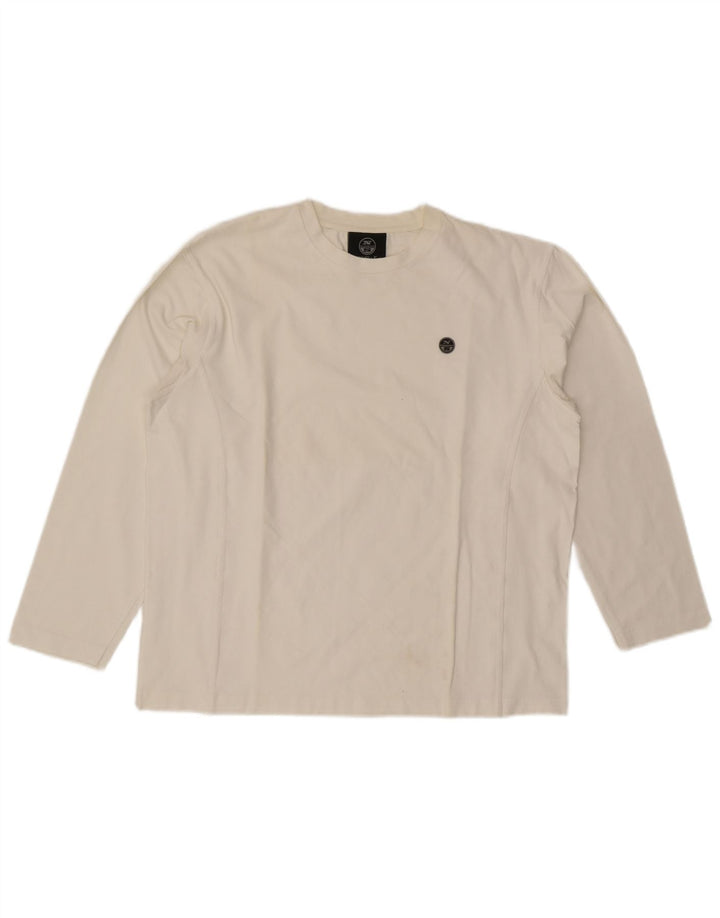 North Sails Mens Top Long Sleeve Large White