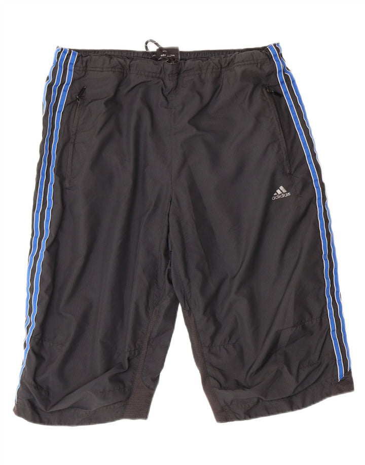ADIDAS Mens Climacool Sport Shorts Large  Grey Polyester Vintage Adidas and Second-Hand Adidas from Messina Hembry 