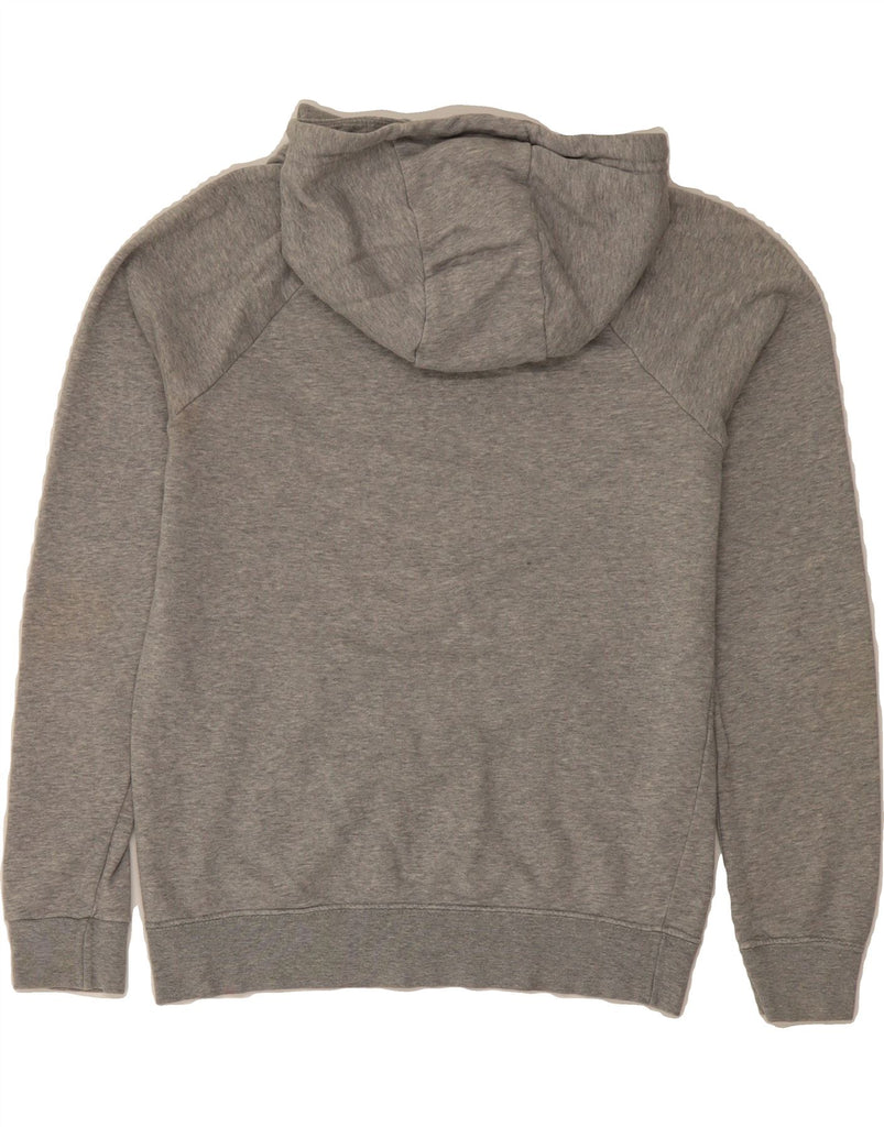 ADIDAS Womens Graphic Hoodie Jumper UK 6 XS Grey Cotton Vintage Adidas and Second-Hand Adidas from Messina Hembry 