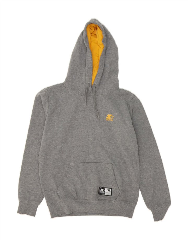 STARTER Mens Hoodie Jumper Medium Grey Cotton Vintage Starter and Second-Hand Starter from Messina Hembry 