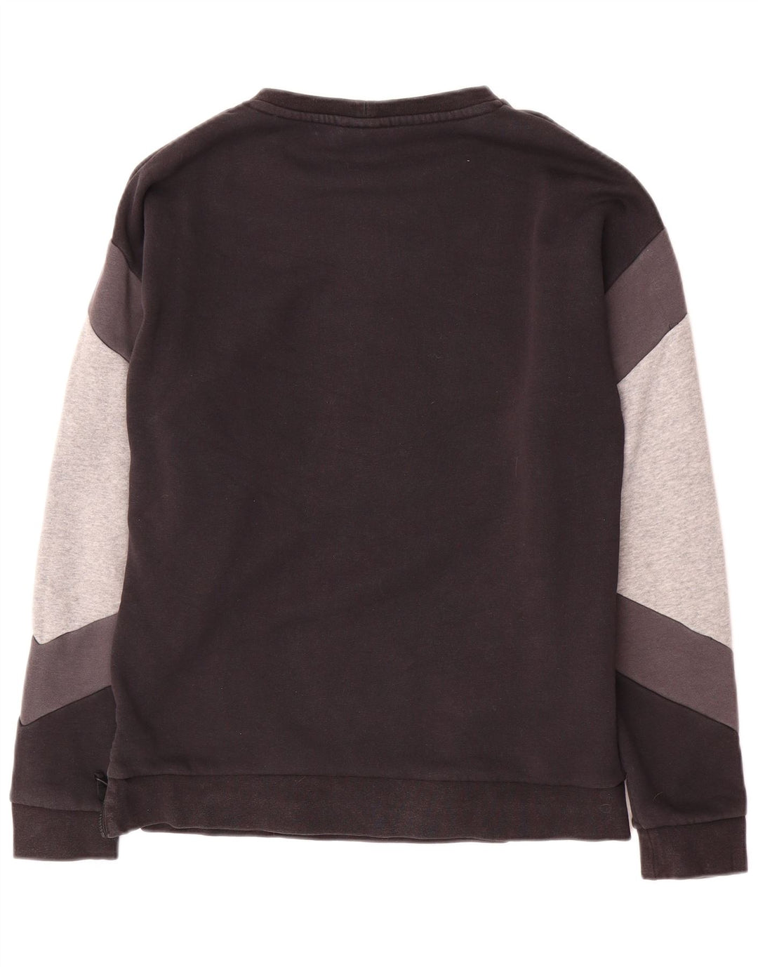 Nike Mens Graphic Sweatshirt Jumper Small Black Colourblock Cotton
