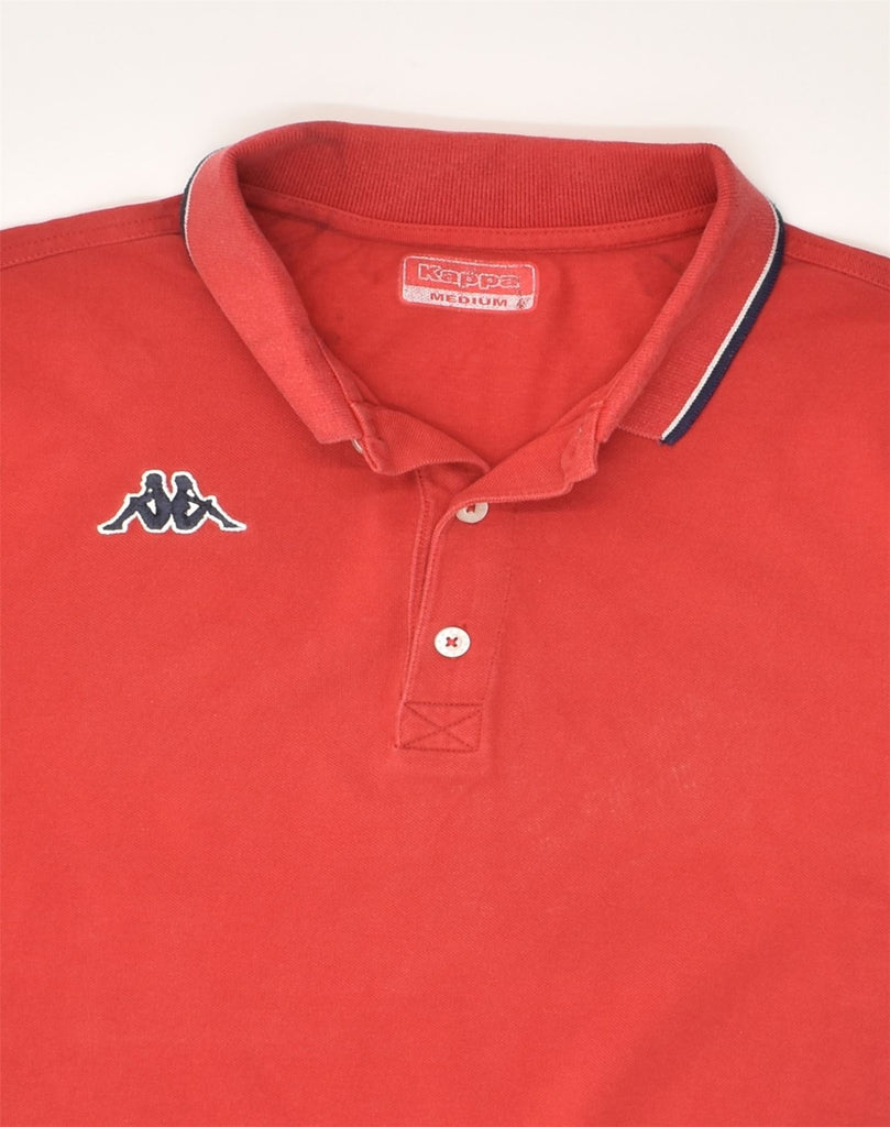 KAPPA Mens Polo Shirt Medium Red Cotton | Vintage Kappa | Thrift | Second-Hand Kappa | Used Clothing | Messina Hembry 