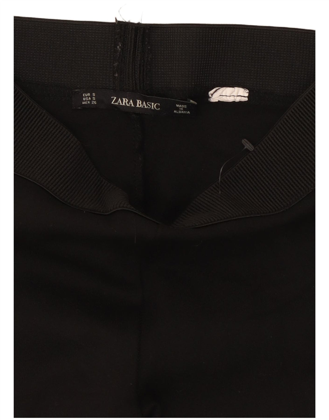 Zara Womens Leggings UK 10 Small  Black Striped