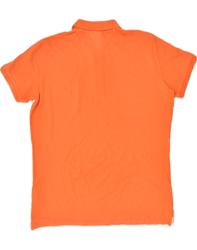 DIADORA Mens Polo Shirt 2XL Orange Cotton | Vintage | Thrift | Second-Hand | Used Clothing | Messina Hembry 