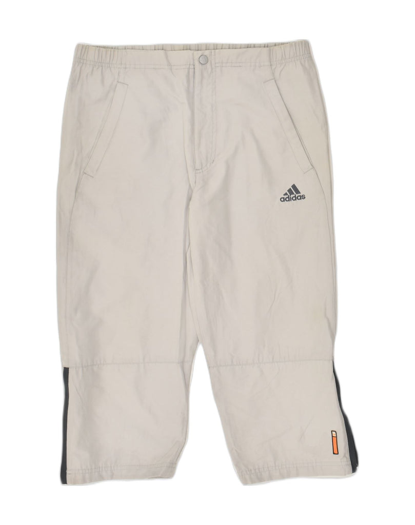 ADIDAS Mens Bermuda Sport Shorts Small Grey Cotton | Vintage Adidas | Thrift | Second-Hand Adidas | Used Clothing | Messina Hembry 