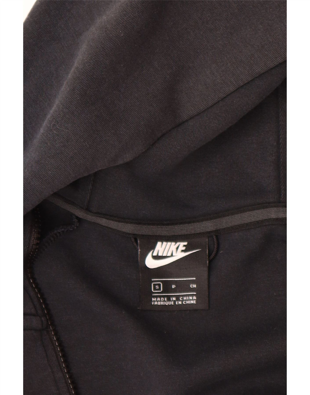 Nike Mens Zip Hoodie Sweater Small Black