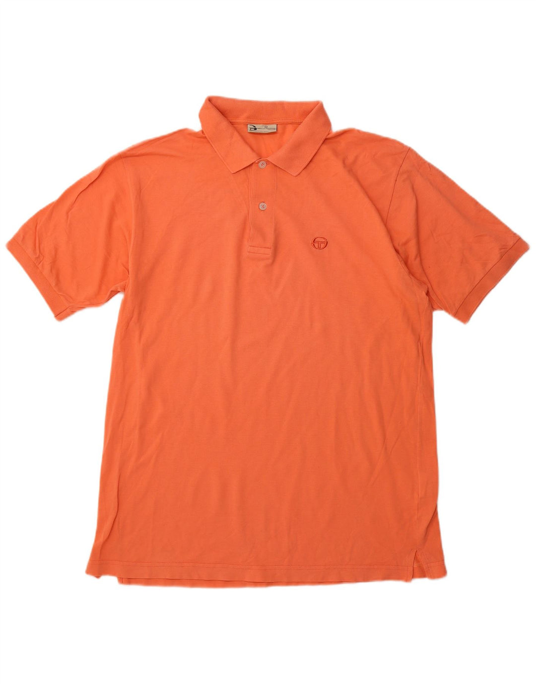SERGIO TACCHINI Mens Polo Shirt IT 54 XL Orange Cotton