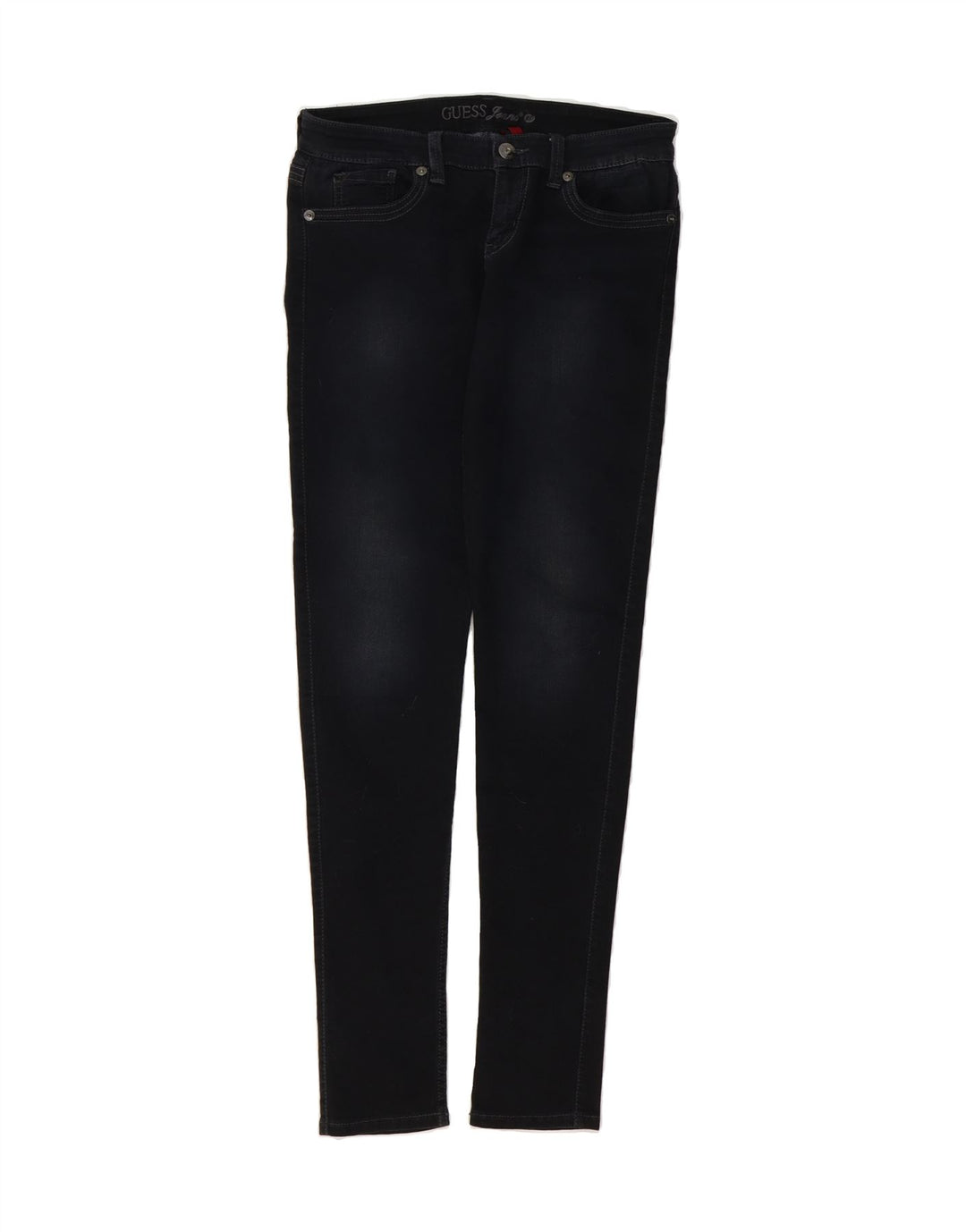 GUESS Womens Skinny Jeans W30 L32 Black Cotton Vintage Guess and Second-Hand Guess from Messina Hembry 