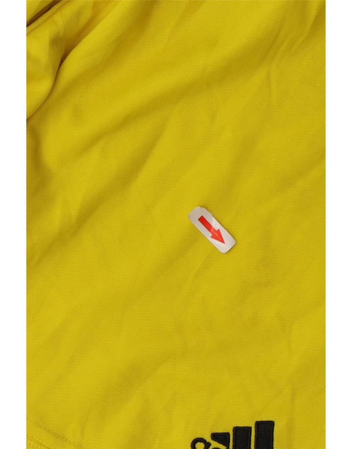 Adidas Mens Climalite Sport Shorts XL Yellow Polyester