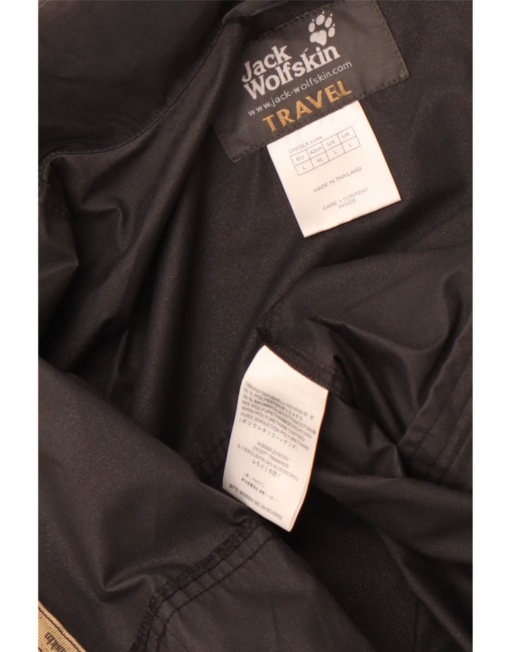 Jack Wolfskin Mens Rain Jacket UK 40 Large Black Polyester