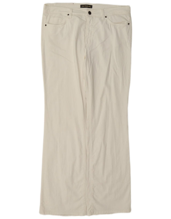 GF Ferre Womens Bootcut Jeans W34 L31 White