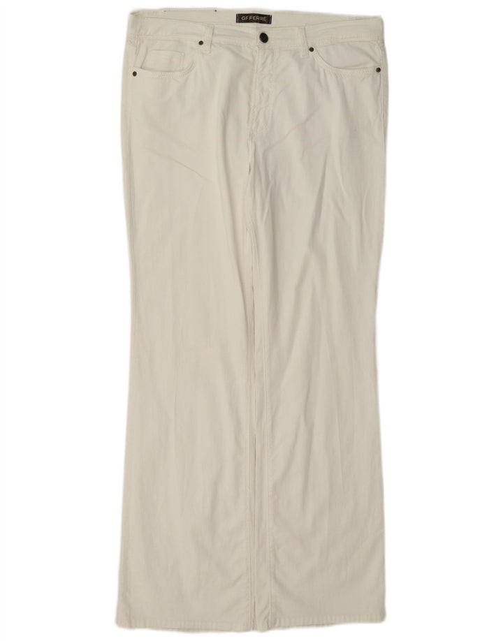 GF Ferre Womens Bootcut Jeans W34 L31 White