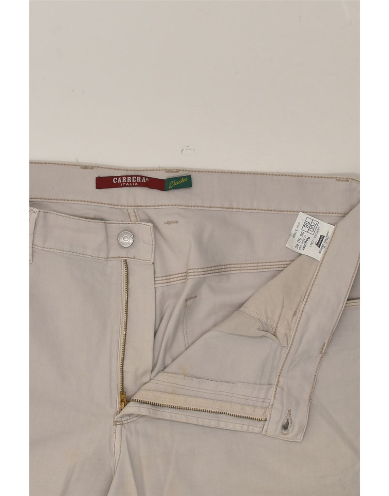 CARRERA Mens Slim Casual Trousers W40 L30 Grey Cotton | Vintage Carrera | Thrift | Second-Hand Carrera | Used Clothing | Messina Hembry 