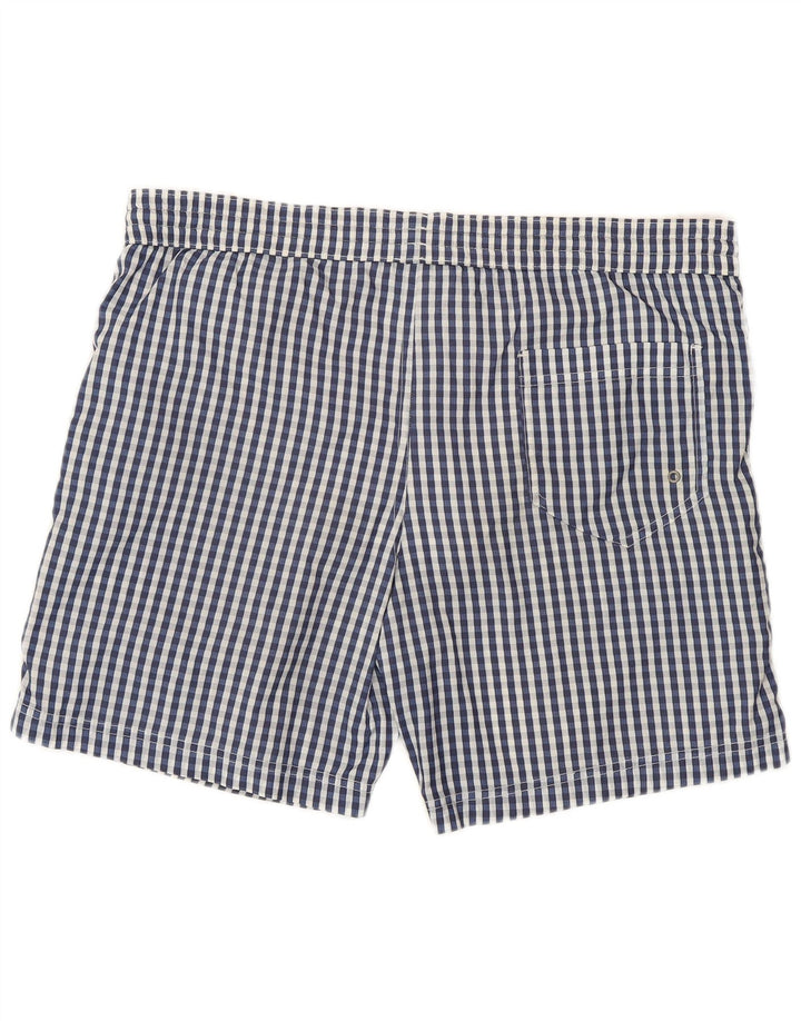 Dolce & Gabbana Mens Swimming Shorts Large Blue Check