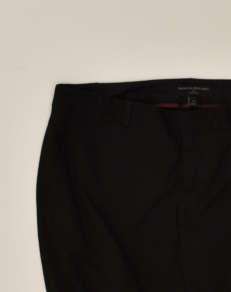 BANANA REPUBLIC Mens Martin Fit Casual Trousers US 6 Medium W30 L29 Black | Vintage Banana Republic | Thrift | Second-Hand Banana Republic | Used Clothing | Messina Hembry 