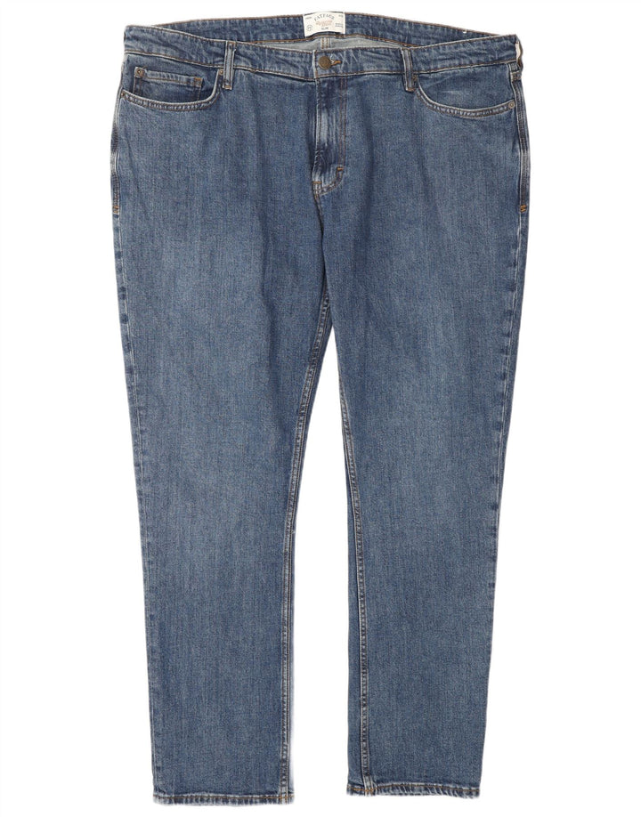 FAT FACE Mens Slim Jeans W42 L34 Blue Cotton