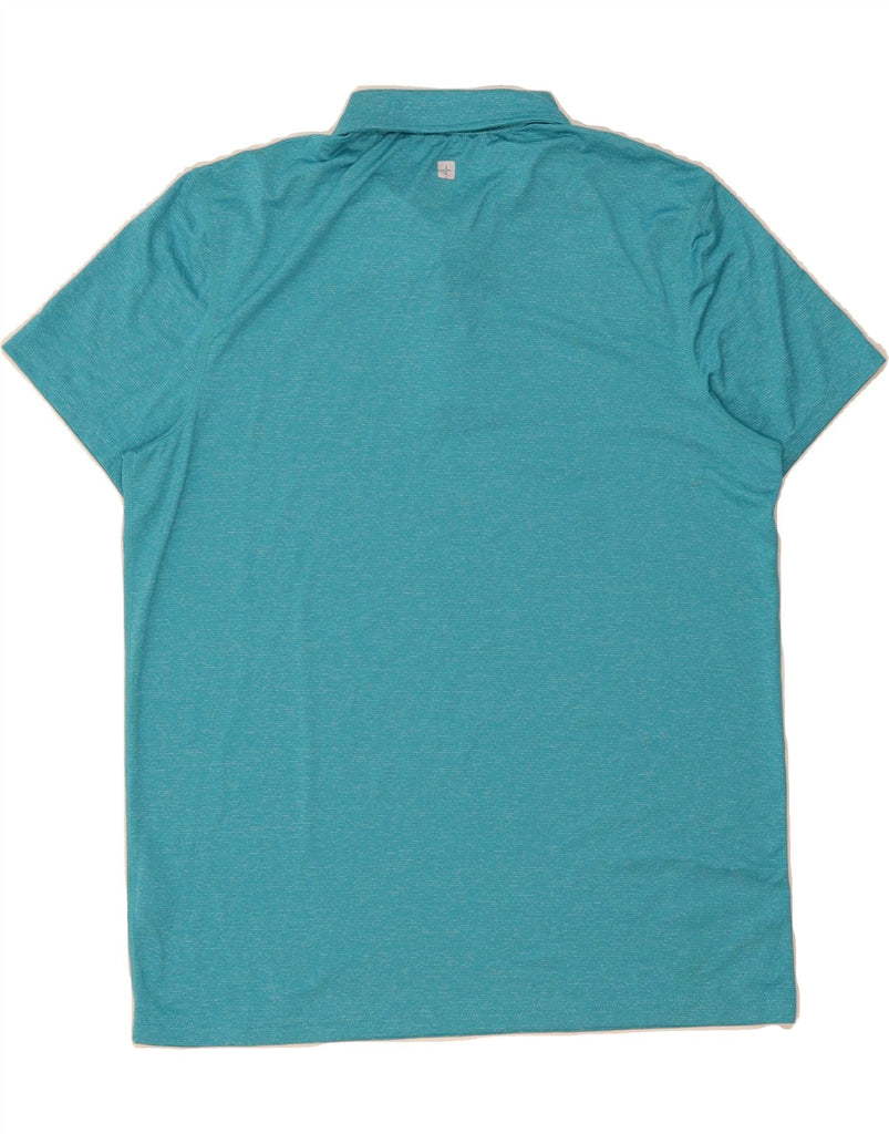 MOUNTAIN WAREHOUSE Mens Polo Shirt Medium Blue Nylon Vintage Mountain Warehouse and Second-Hand Mountain Warehouse from Messina Hembry 