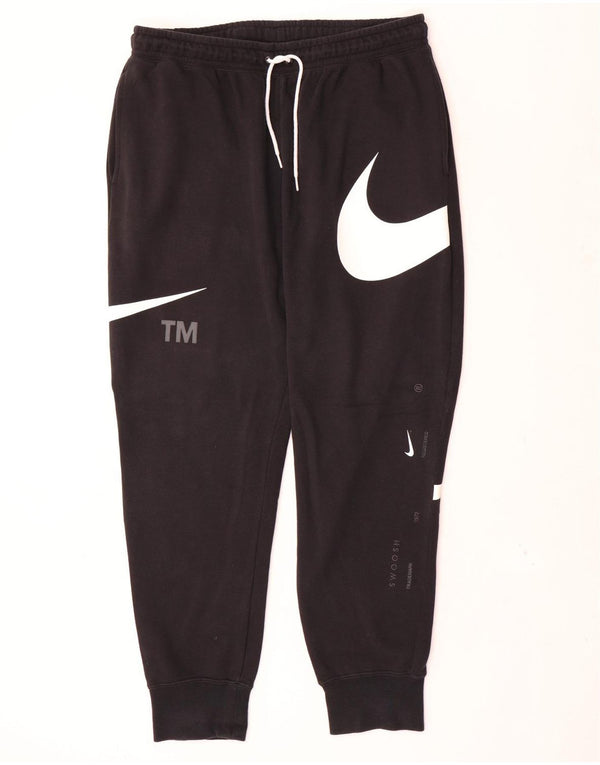 Nike Mens Graphic Tracksuit Trousers Joggers XL  Black