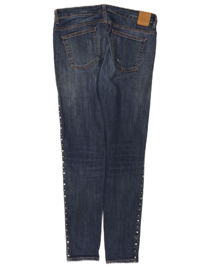 Zara Womens Distressed Skinny Jeans EU 40 Medium W30 L29 Blue