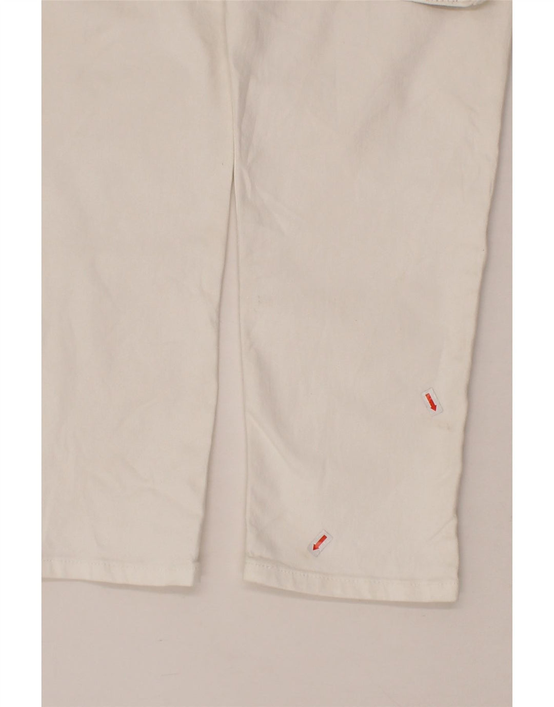 LEVI'S Womens Boyfriend Slim Jeans W32 L27  White Cotton Vintage Levi's and Second-Hand Levi's from Messina Hembry 