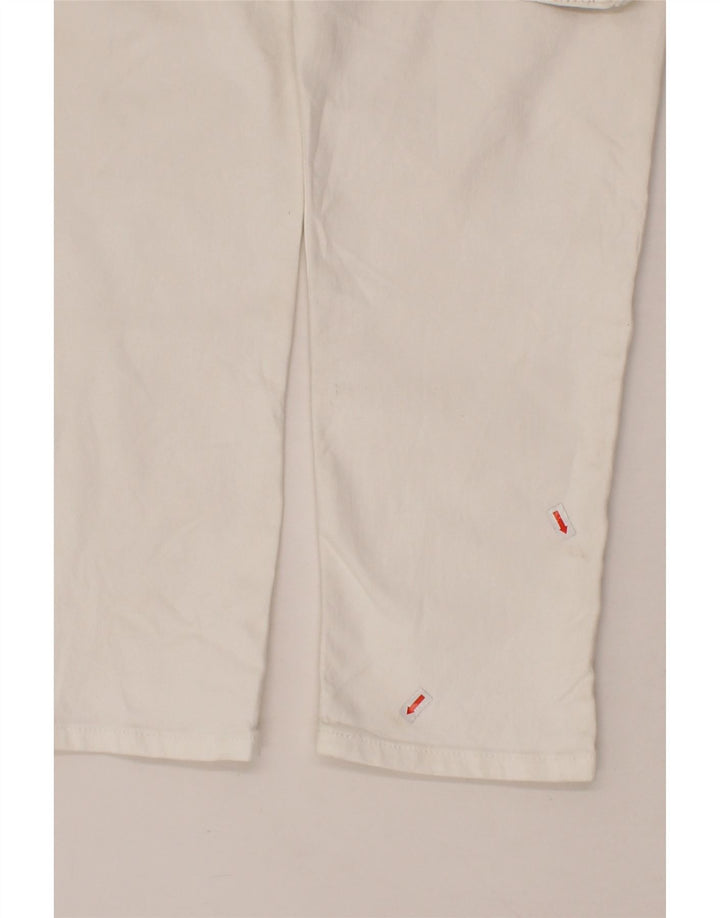 LEVI'S Womens Boyfriend Slim Jeans W32 L27  White Cotton Vintage Levi's and Second-Hand Levi's from Messina Hembry 