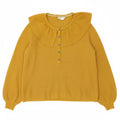 BODEN Womens Crew Neck Jumper Sweater UK 12 Medium Yellow Acrylic