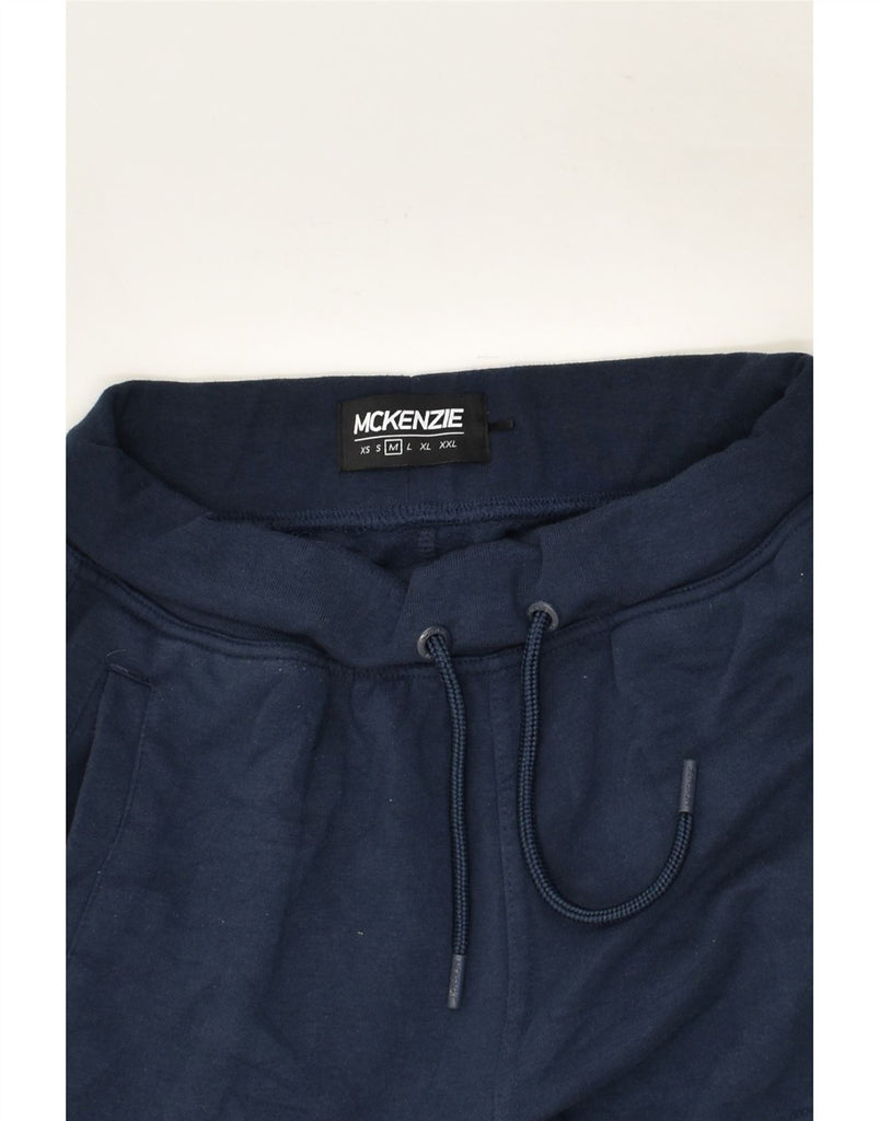 MCKENZIE Mens Tracksuit Trousers Joggers Medium Navy Blue Cotton | Vintage Mckenzie | Thrift | Second-Hand Mckenzie | Used Clothing | Messina Hembry 