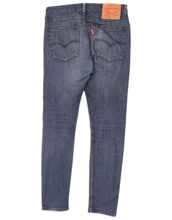 Levi's Mens 519 Hi-Ball Skinny Jeans W32 L30 Blue Cotton