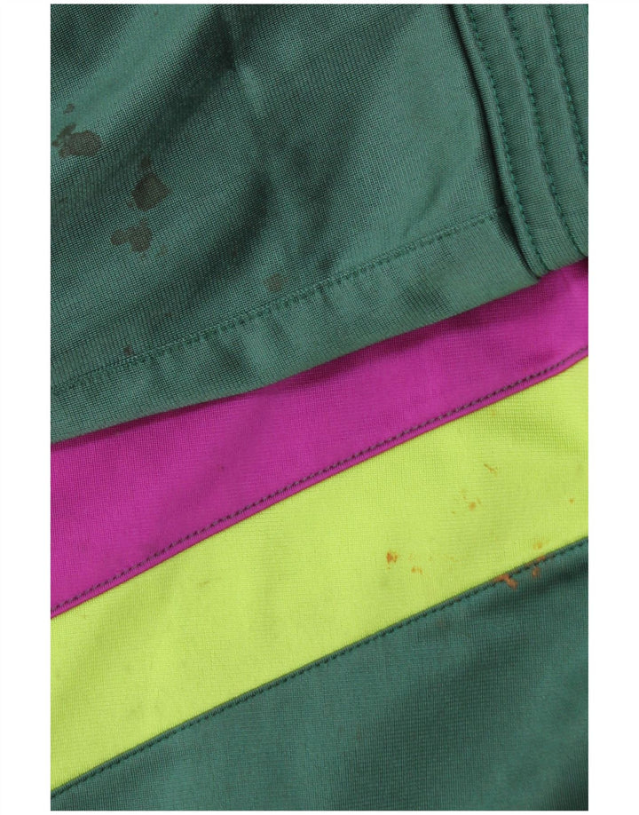 Brugi Mens Tracksuit Top Jacket XL Green Colourblock