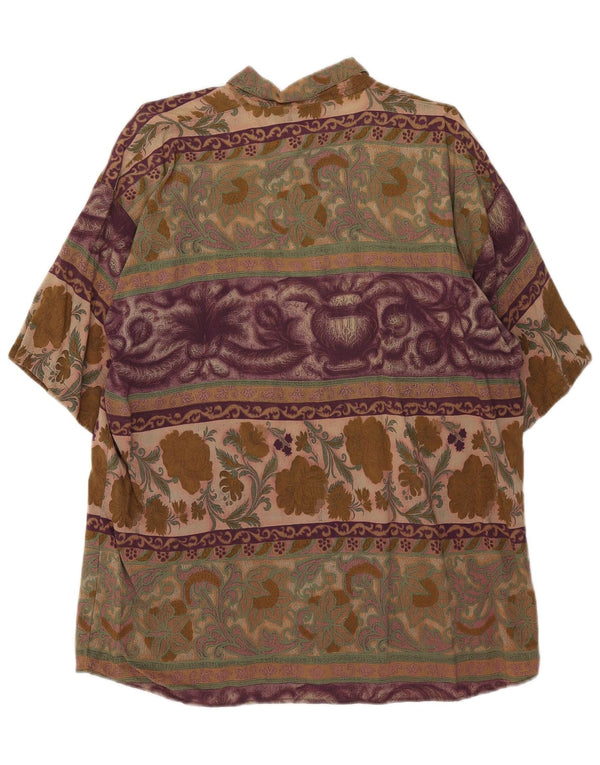 Tobia System Mens Pullover Shirt IT 54 XL Multicoloured Paisley