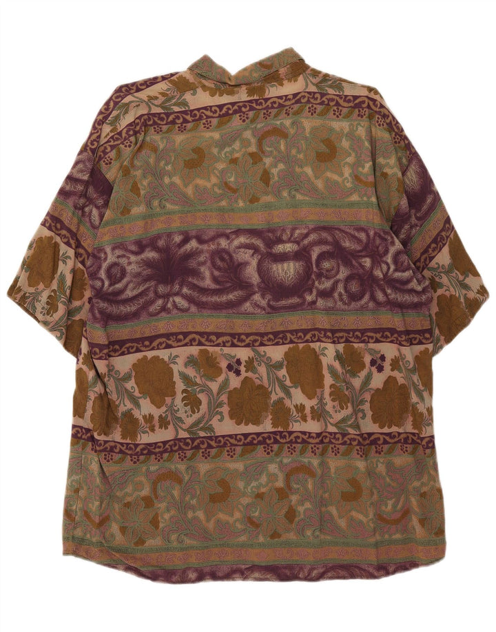 Tobia System Mens Pullover Shirt IT 54 XL Multicoloured Paisley